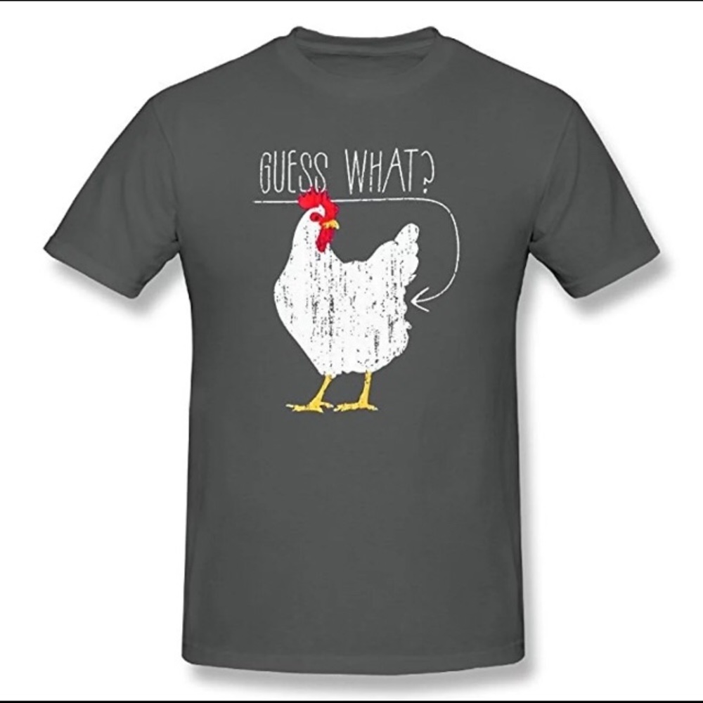 Chicken butt printed tee